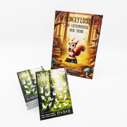 Waldgefluester-Eichhoernchen-und-Waldtiere-Set