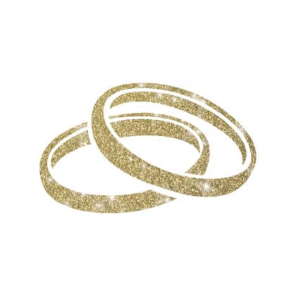 Eheringe Glitzertattoos