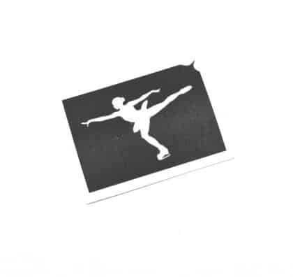 Eiskunstlaeuferin-3 Schablone