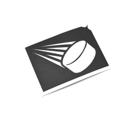 eishockey-puck schablone