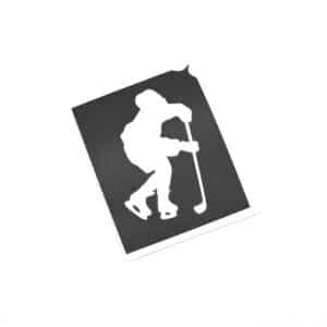 eishockey-spieler schablone