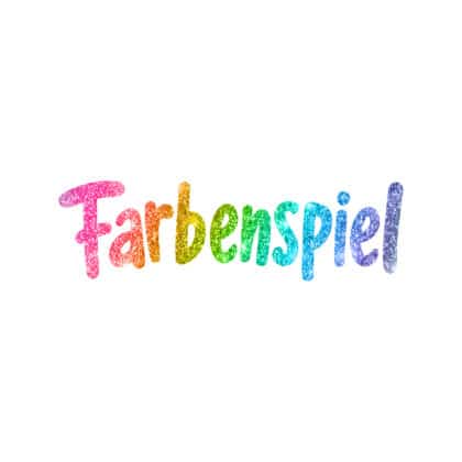 Glitzertattoo Schablone Farbenspiel