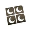 4er Mini Mond Schablone