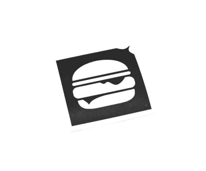 Hamburger Schablone