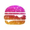 Hamburger Glitzertattoo